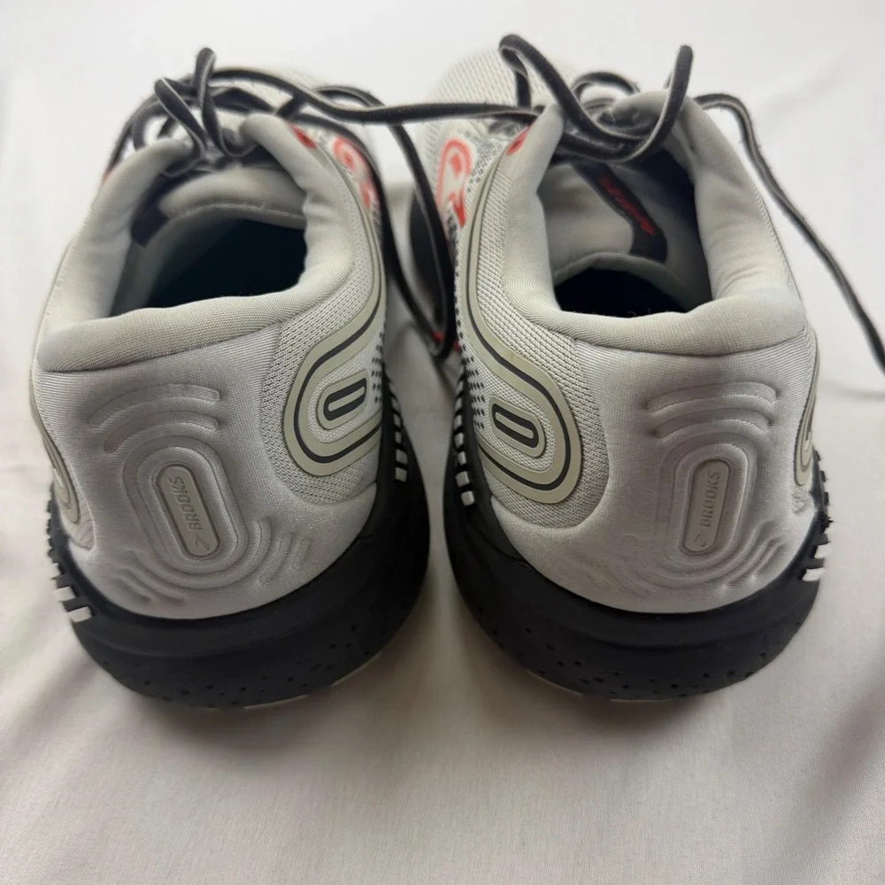 Brooks Beast GTS 23 Running Shoes Mens 12.5 Wide 2E Grey Orange Stability Sneake